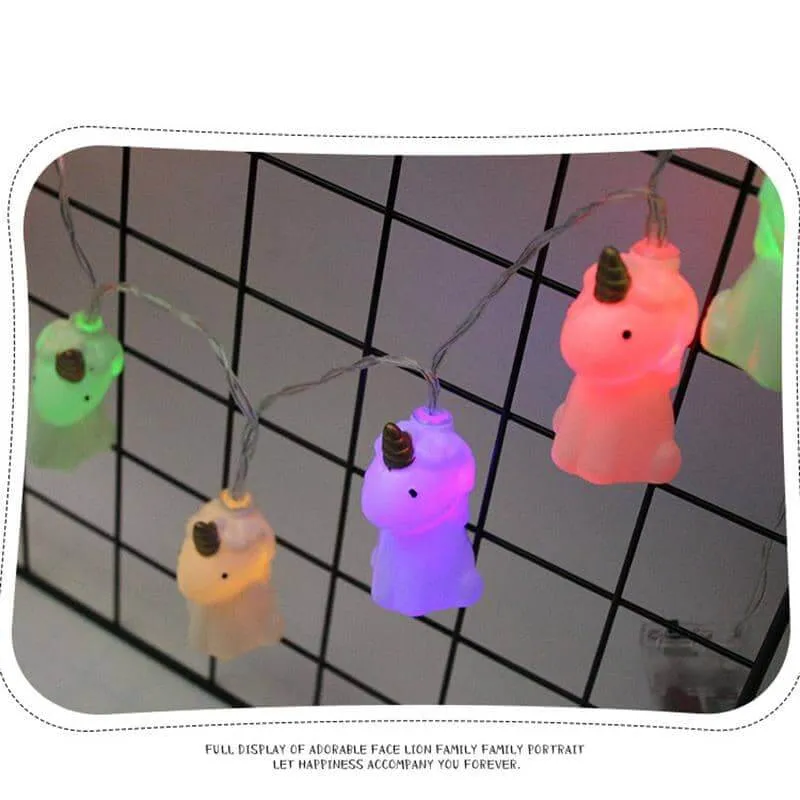 10pcs LED Unicorn Party Lights
