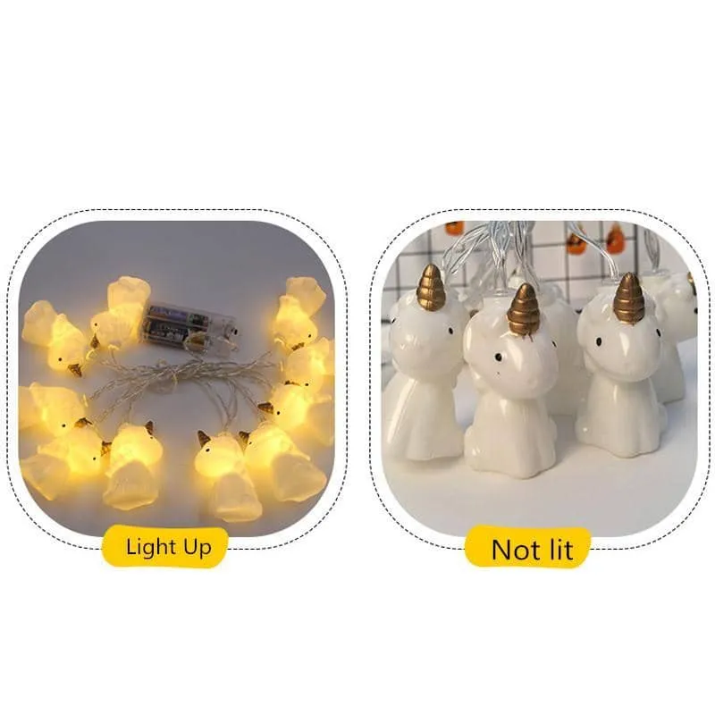 10pcs LED Unicorn Party Lights