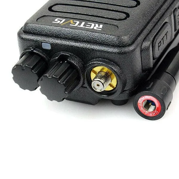 10W High Power Walkie Talkie 2pcs Retevis RT1 3000mAh Two Way Radio UHF Long Range Walkie-Talkie For Factory Warehouse Farm