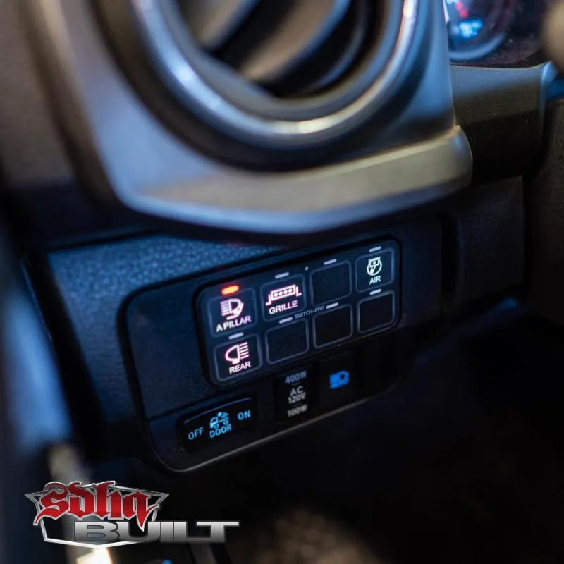 '16-19 Toyota Tacoma SDHQ Built Switch Pros OEM Keypad Mount
