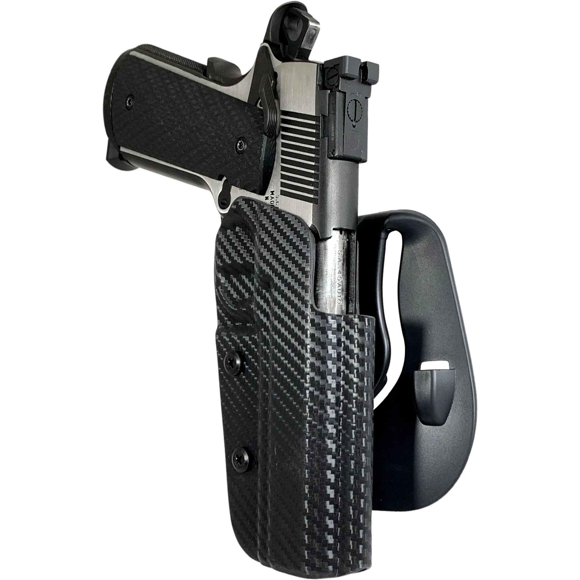 1911 5'' w/ Full Dust Cover OWB Paddle Holster