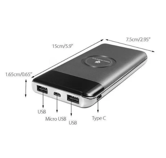 2 in 1 Function Wireless Charger   Powerbank
