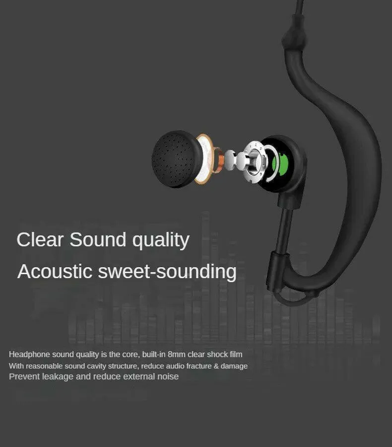 2 Pin Walkie-Talkie Headset Wired Two Way Ham Radio Earpiece Earphone For Baofeng BF-888S UV5R Walkie Talkie 993 Earwear