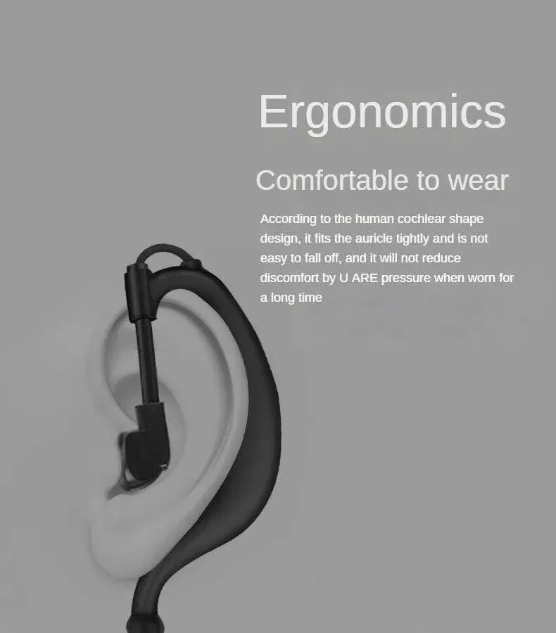 2 Pin Walkie-Talkie Headset Wired Two Way Ham Radio Earpiece Earphone For Baofeng BF-888S UV5R Walkie Talkie 993 Earwear