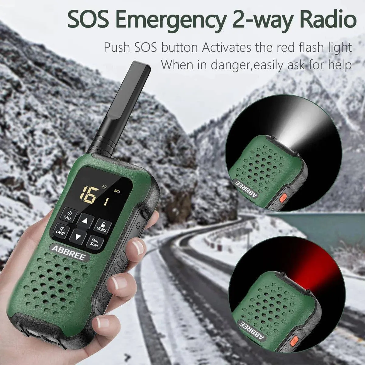 2/4 PCS AR-9R PMR Walkie Talkie IP67 Waterproof Floating NOAA Long Range Rechargeable Ham Two Way Radio for Fishing Kayaking