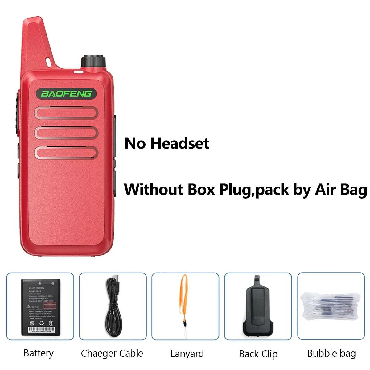 2PCS Baofeng BF-T20 5W Portable Mini Walkie Talkie VOX Charging USB For BF-C9 BF-888S KD-C1 Two Way Radio  Hotel Hunting
