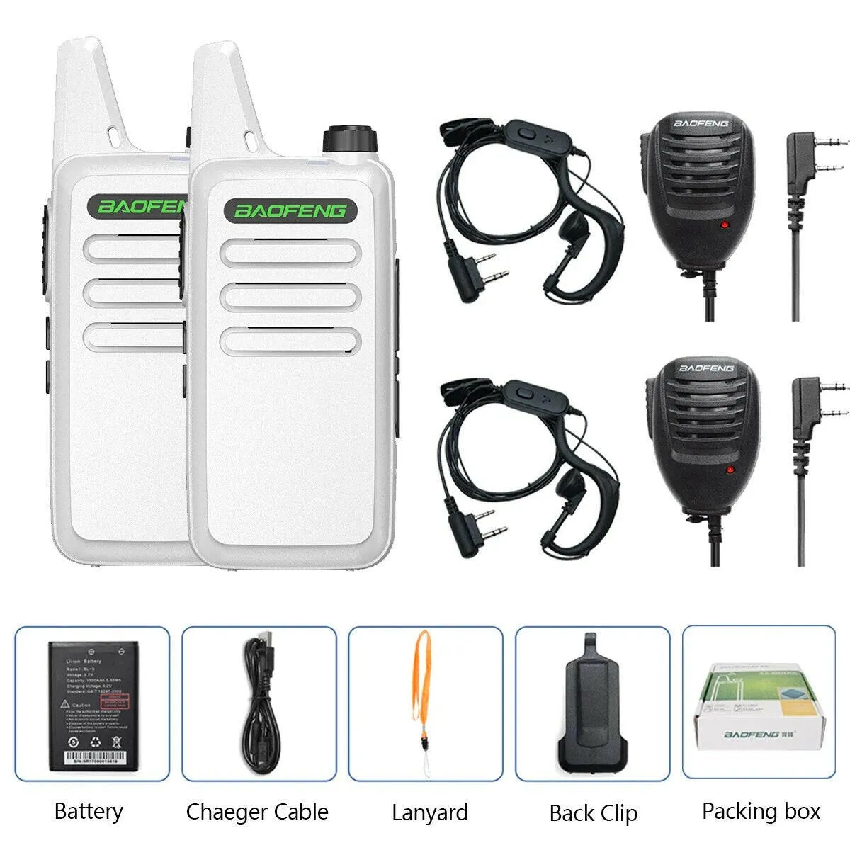 2PCS Baofeng BF-T20 5W Portable Mini Walkie Talkie VOX Charging USB For BF-C9 BF-888S KD-C1 Two Way Radio  Hotel Hunting
