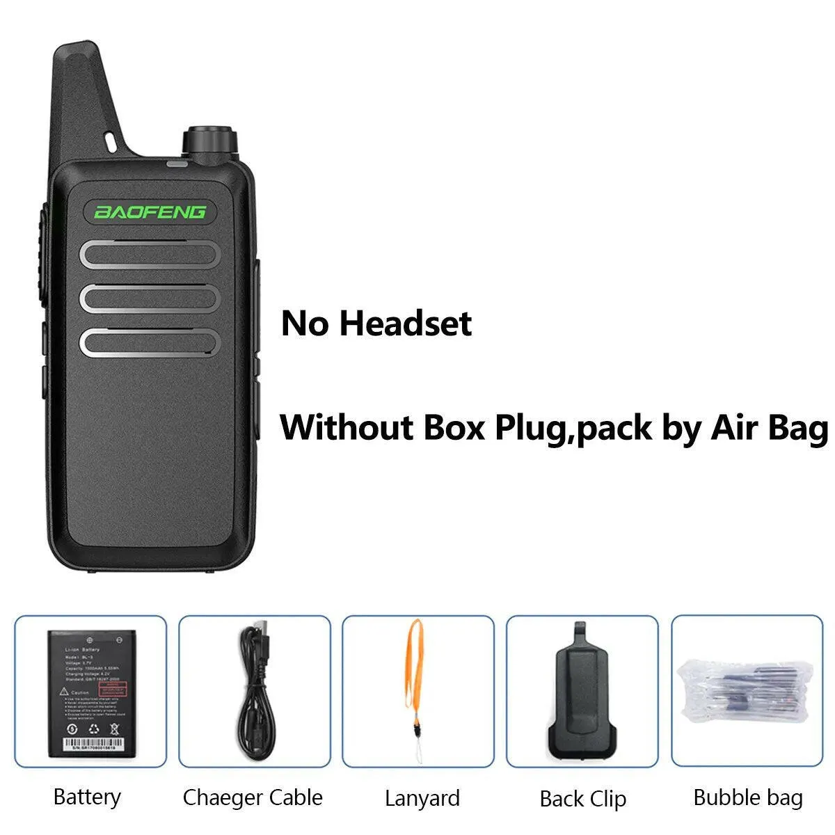 2PCS Baofeng BF-T20 5W Portable Mini Walkie Talkie VOX Charging USB For BF-C9 BF-888S KD-C1 Two Way Radio  Hotel Hunting