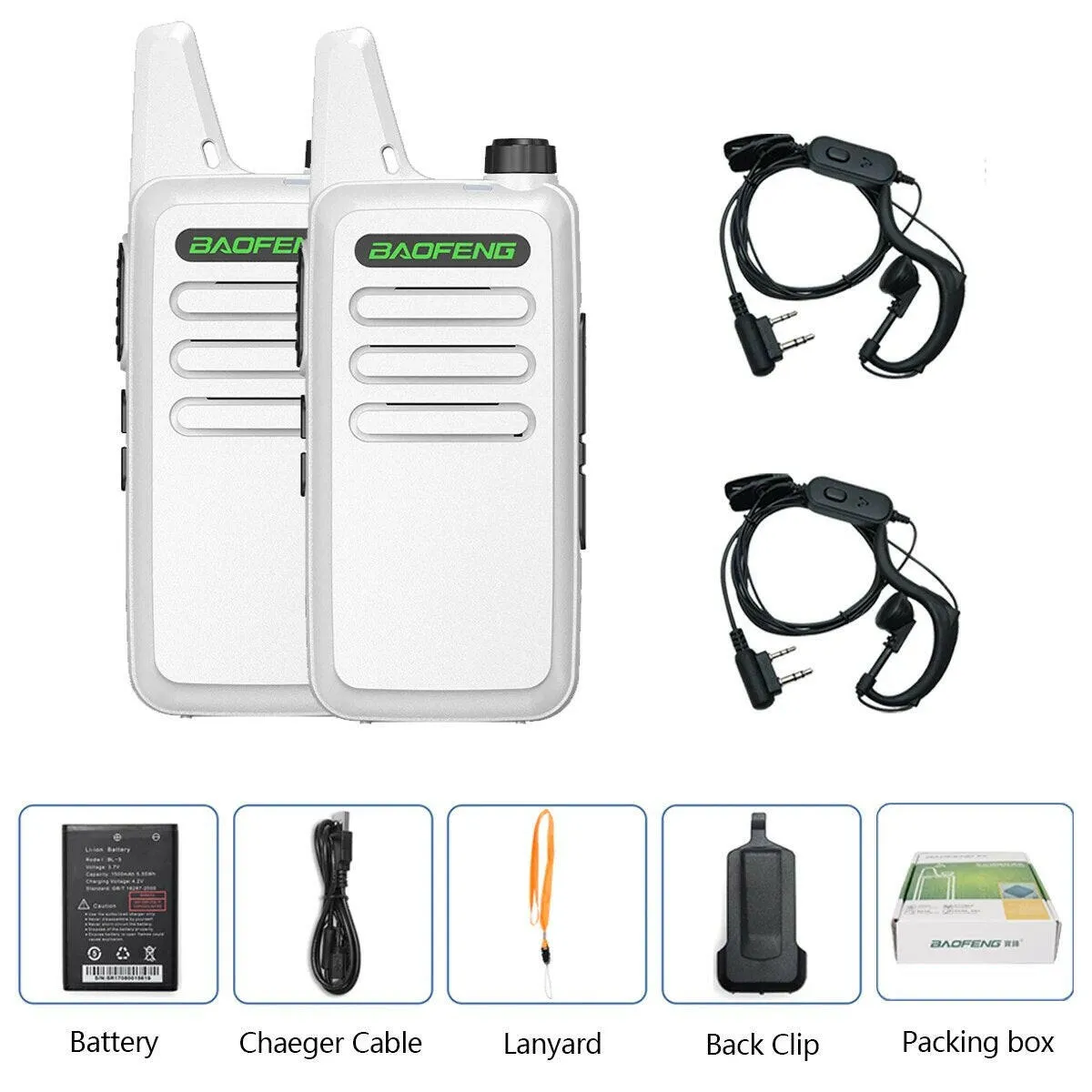 2PCS Baofeng BF-T20 5W Portable Mini Walkie Talkie VOX Charging USB For BF-C9 BF-888S KD-C1 Two Way Radio  Hotel Hunting
