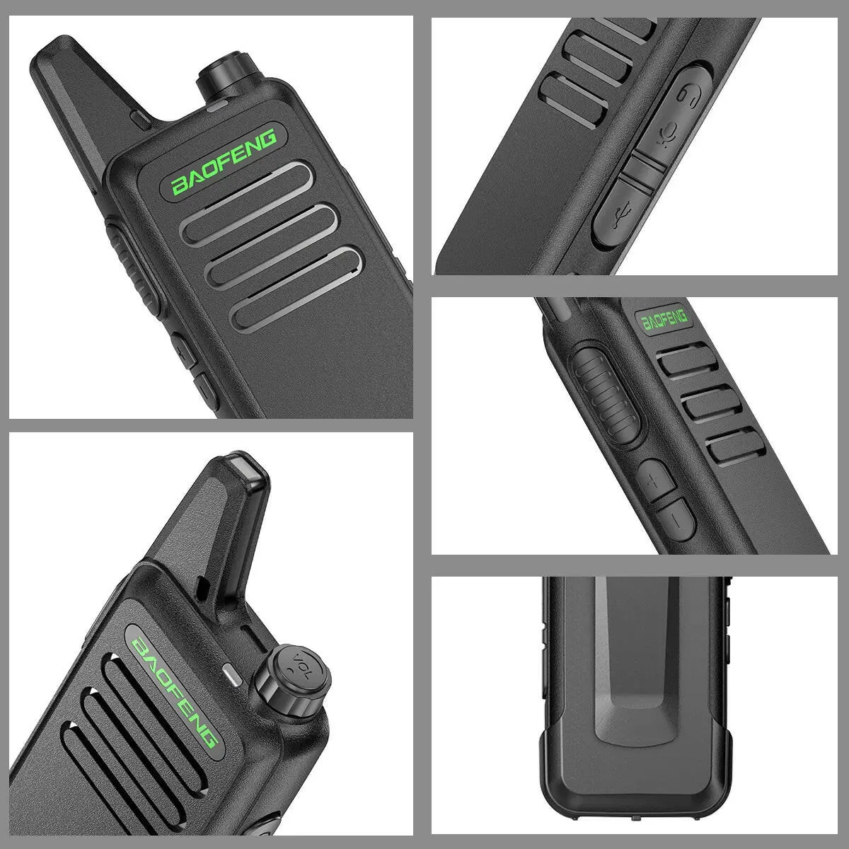 2PCS Baofeng BF-T20 5W Portable Mini Walkie Talkie VOX Charging USB For BF-C9 BF-888S KD-C1 Two Way Radio  Hotel Hunting