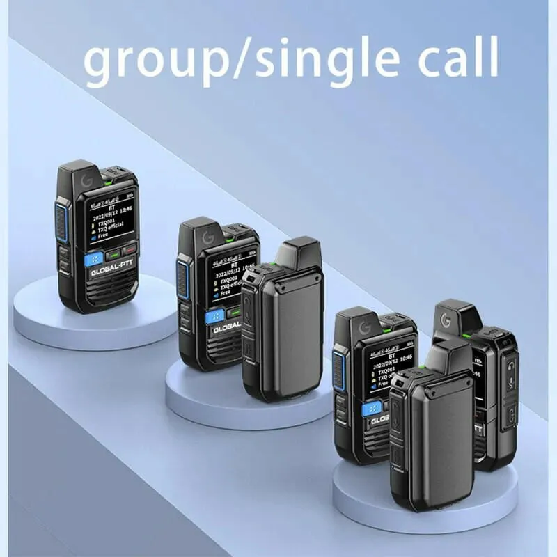 2PCS global-ptt global walkie talkie Wurui G0 POC mini radio commutator radios long range profesional Two-way radio internet