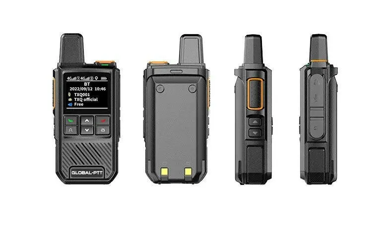 2PCS global-ptt global walkie talkie Wurui G1 POC radio commutator radios long range profesional Two-way radio internet police