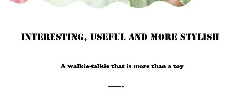 2PCS Kids Walkie Talkie Mini Phone Call Children Cartoon Talkie Walkie Toys 3KM Range UHF Radio Interphone Boys Girls Gifts