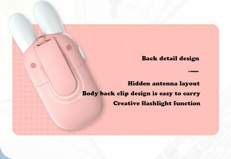 2PCS Kids Walkie Talkie Mini Phone Call Children Cartoon Talkie Walkie Toys 3KM Range UHF Radio Interphone Boys Girls Gifts