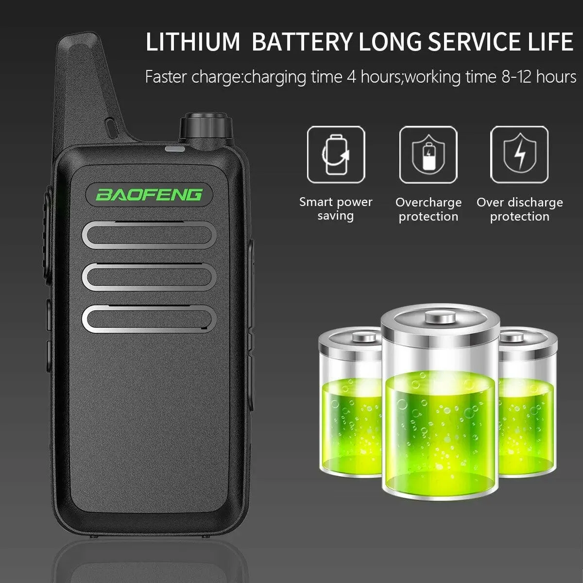 2PCS Mini Walkie Talkie Baofeng BF-T20 PortableTwo Way Radio Charging USB VOX For BF-C9 BF-888S KD-C1 for Station Hotel Hunting