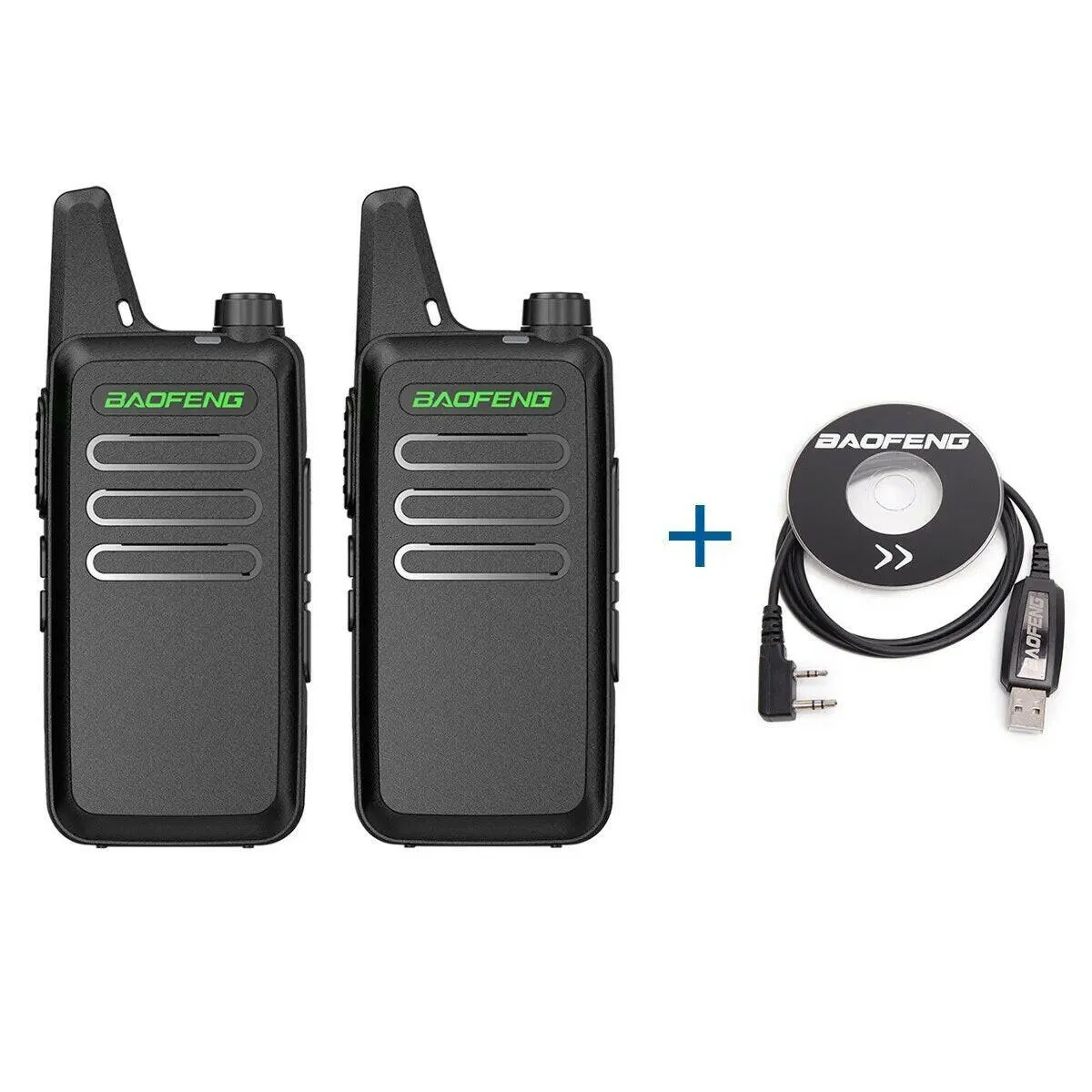 2PCS Mini Walkie Talkie Baofeng BF-T20 PortableTwo Way Radio Charging USB VOX For BF-C9 BF-888S KD-C1 for Station Hotel Hunting