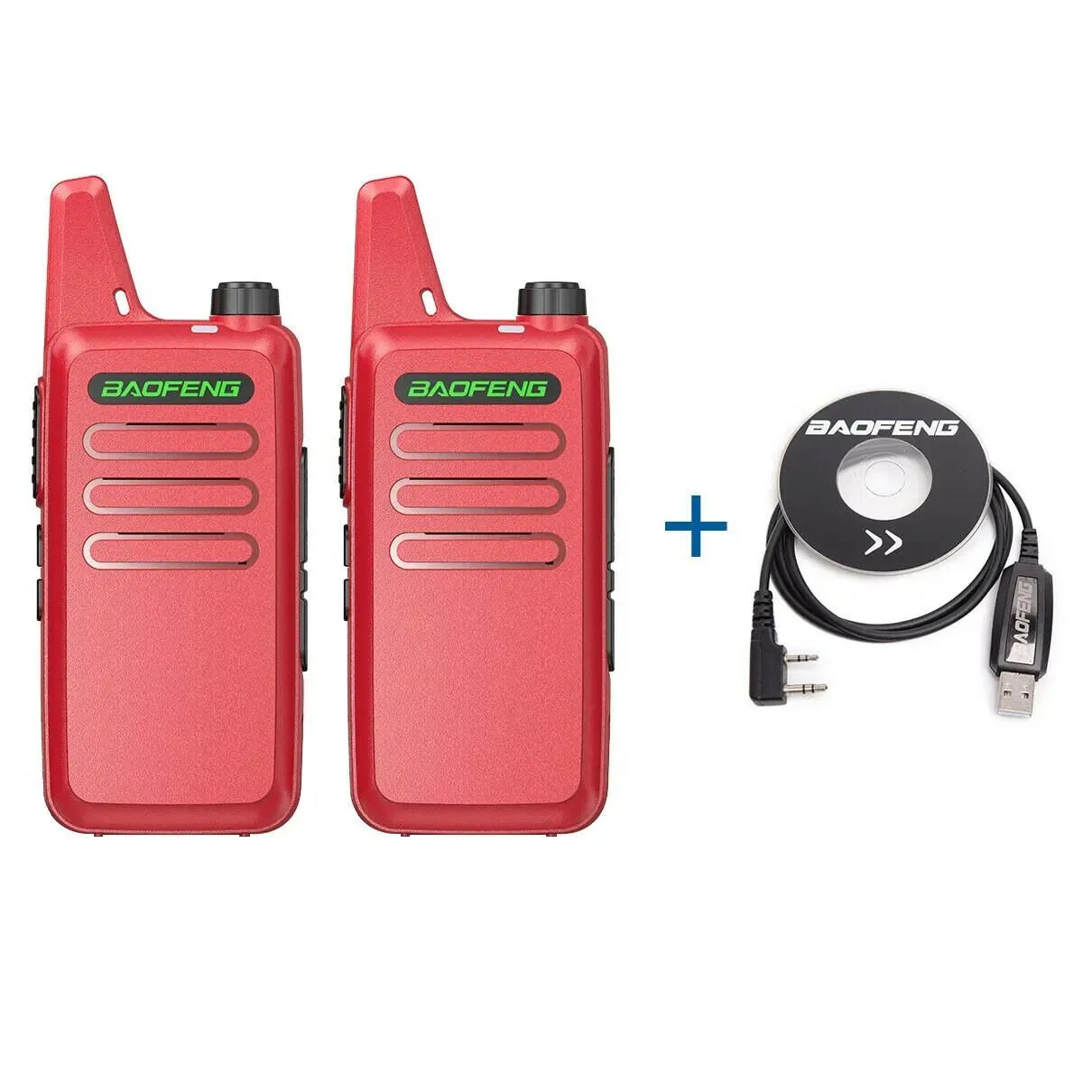 2PCS Mini Walkie Talkie Baofeng BF-T20 PortableTwo Way Radio Charging USB VOX For BF-C9 BF-888S KD-C1 for Station Hotel Hunting