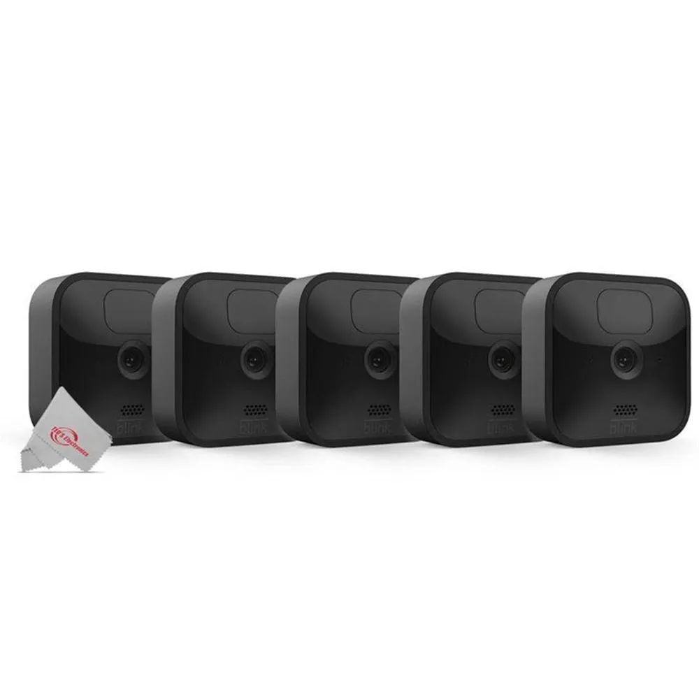2x Blink 5-Cam Outdoor Wireless Battery-Powered Security Camera Camera Kit