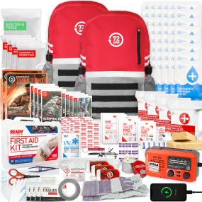 4 Person 72HRS Deluxe Backpack - Emergency Survival Kit