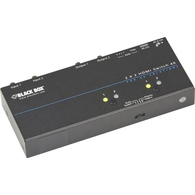 4K Hdmi Matrix Switch - 2X2, Gsa, Taa