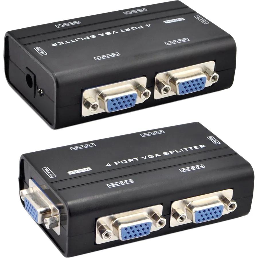 4Xem 4-Port Vga Splitter 250 Mhz