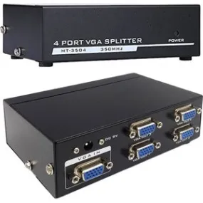 4Xem 4-Port Vga Splitter 350 Mhz