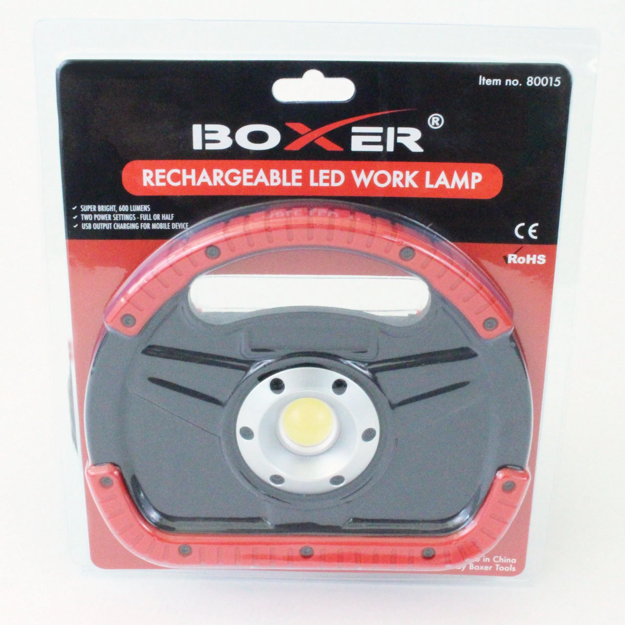 6W Rechargeable LED Work Light in Red