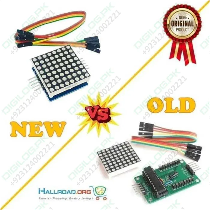 8x8 Dot Led Matrix Mcu Control Display Module Max7219