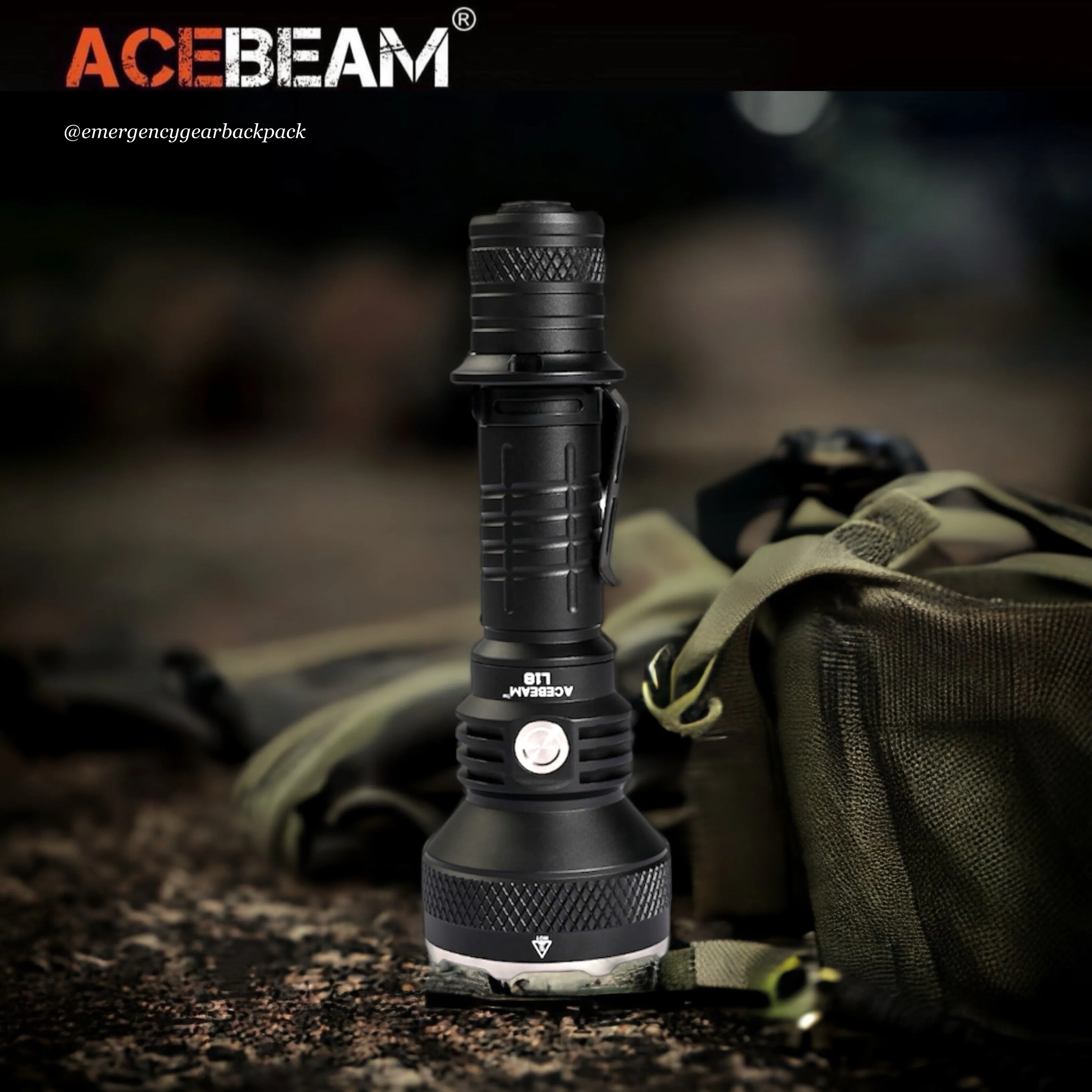 ACEBEAM L18 Ultra-long Range Tactical Flashlight