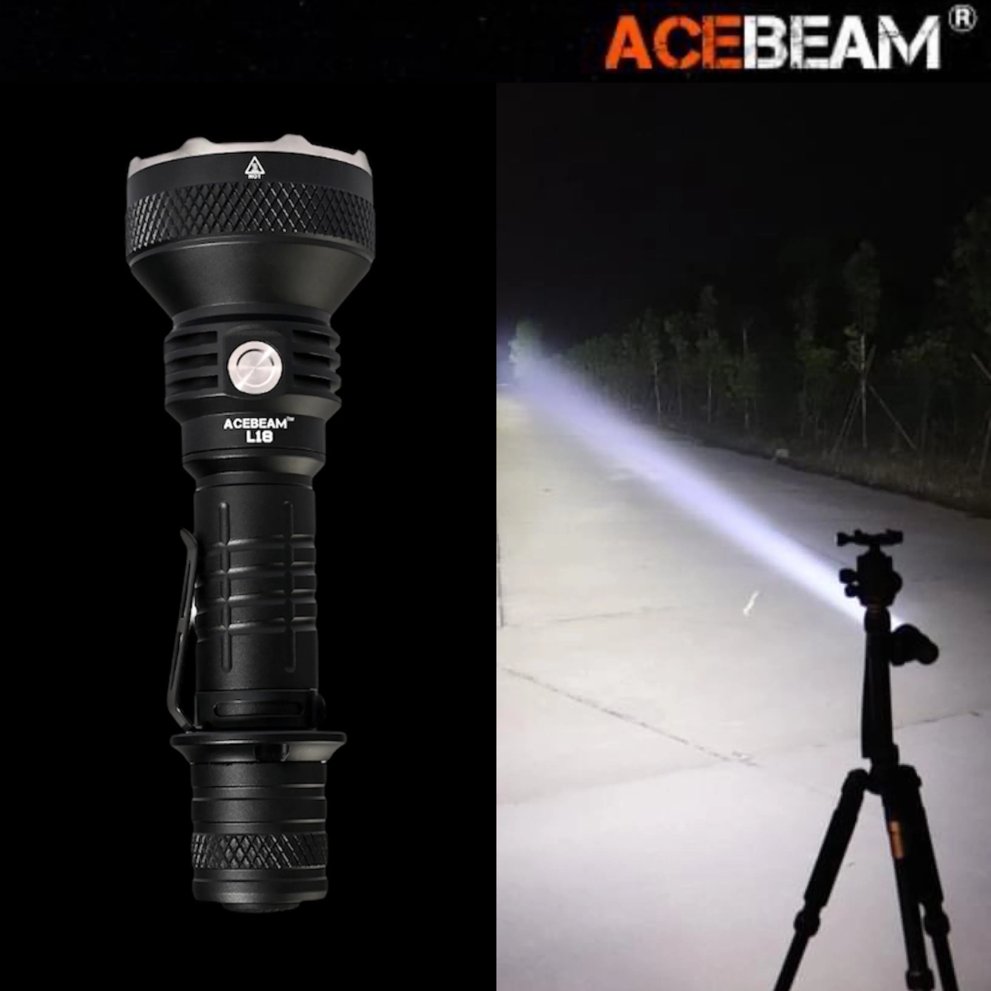 ACEBEAM L18 Ultra-long Range Tactical Flashlight