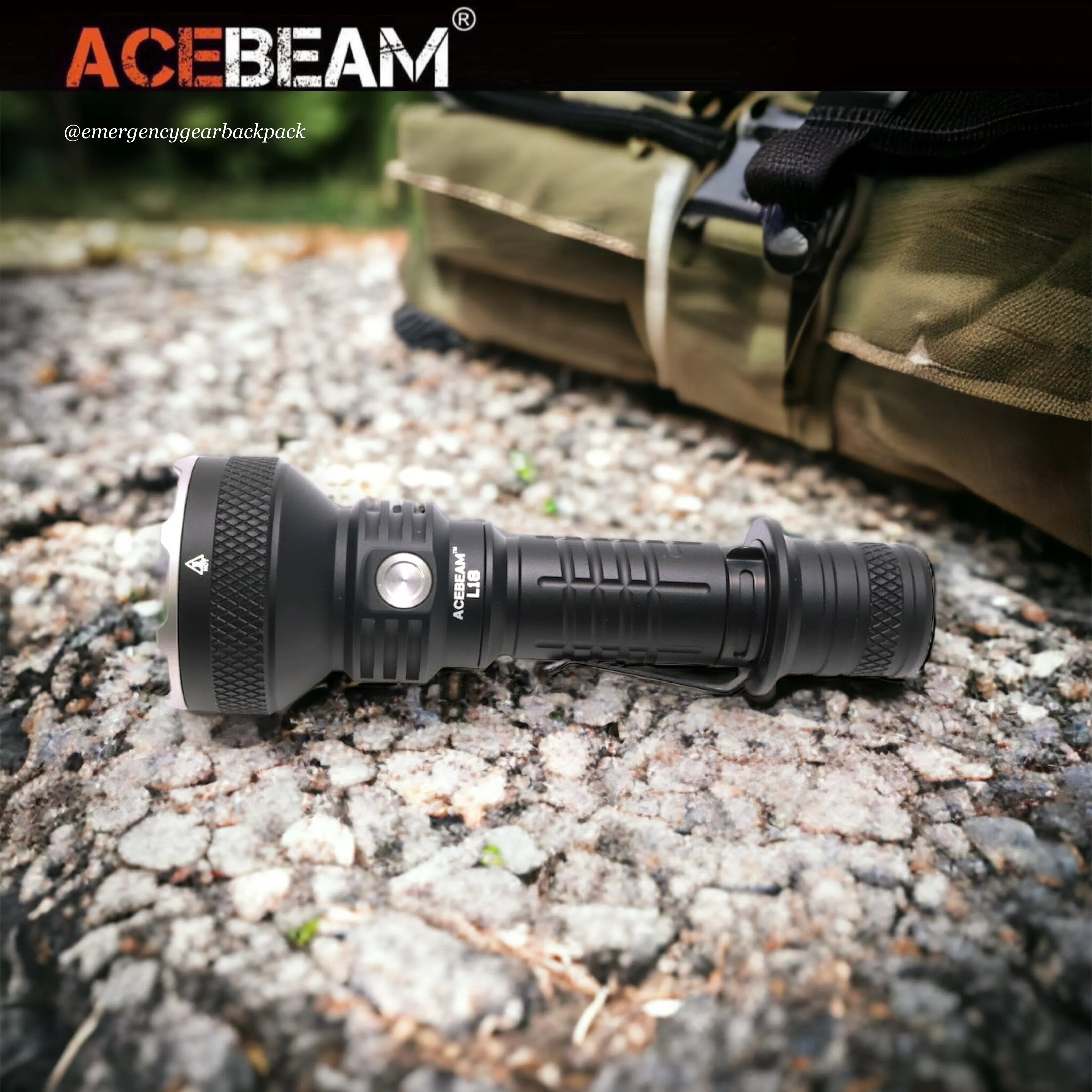 ACEBEAM L18 Ultra-long Range Tactical Flashlight