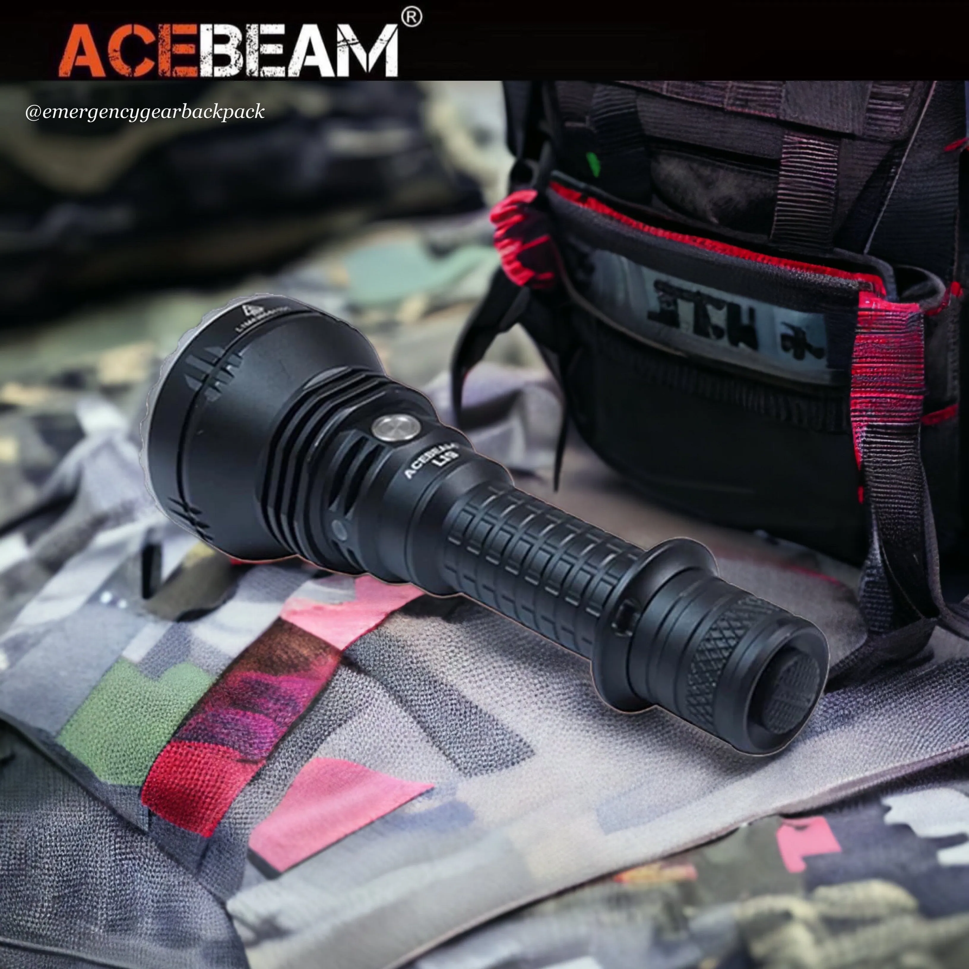 ACEBEAM L19 Long Range Flashlight 1300M