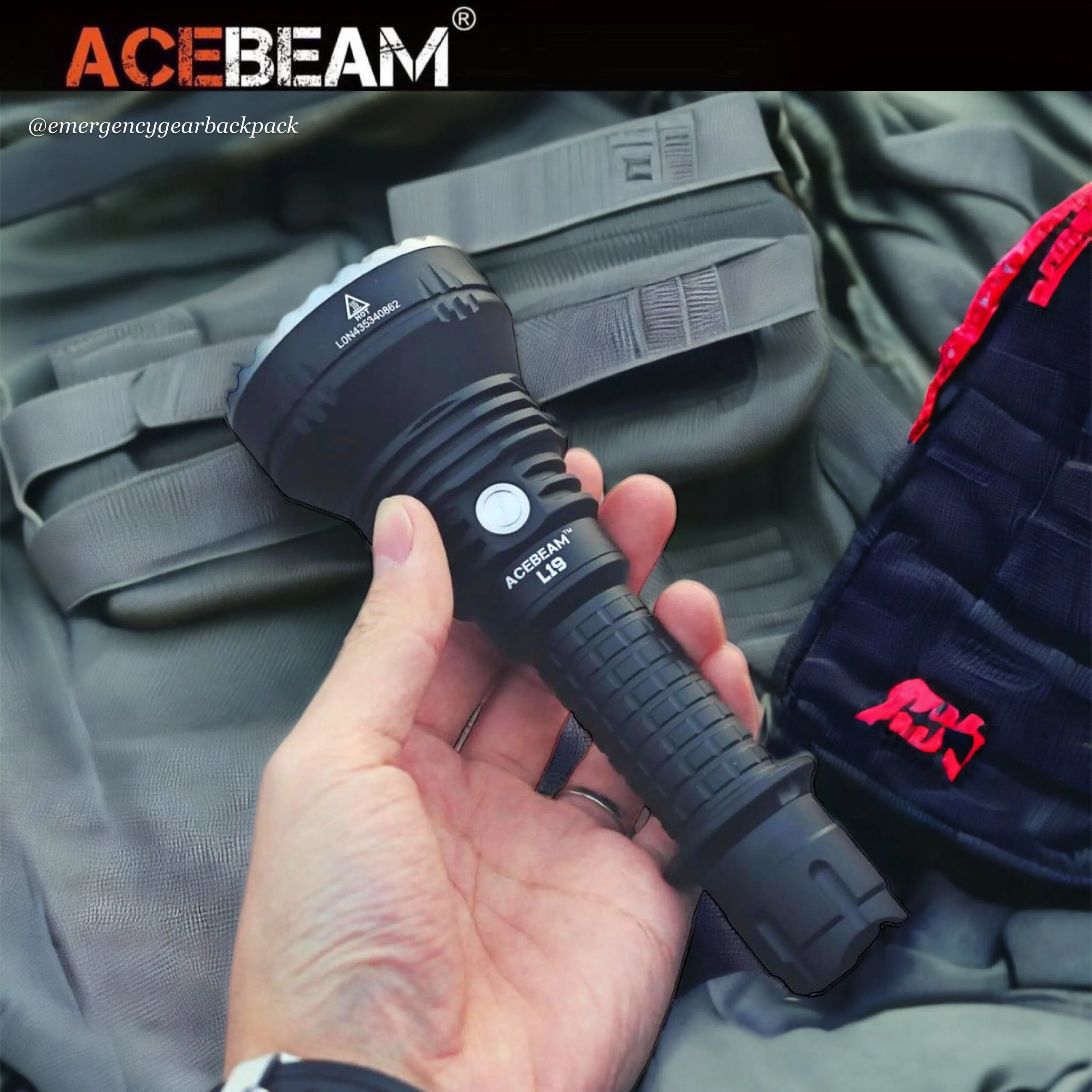 ACEBEAM L19 Long Range Flashlight 1300M