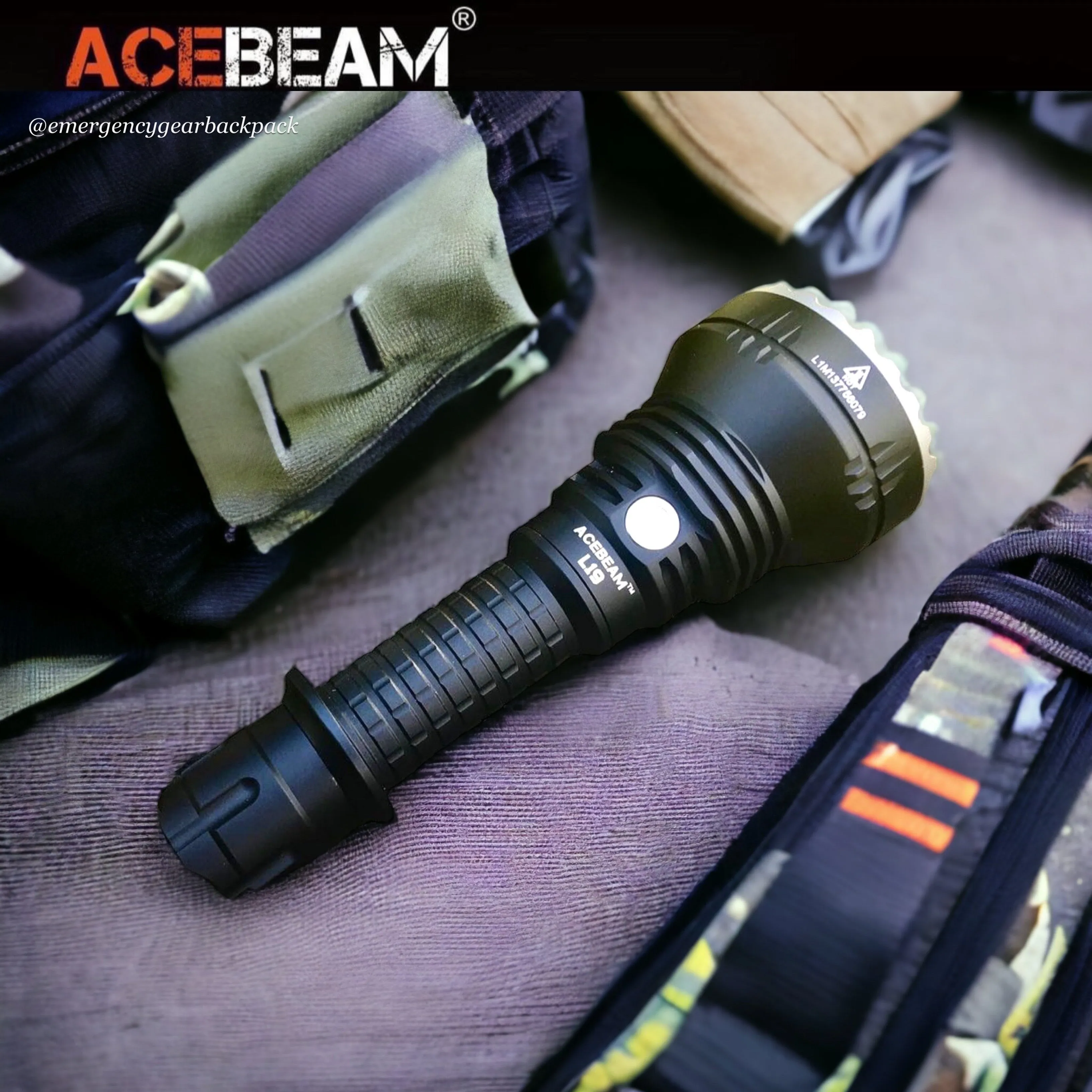 ACEBEAM L19 Long Range Flashlight 1300M