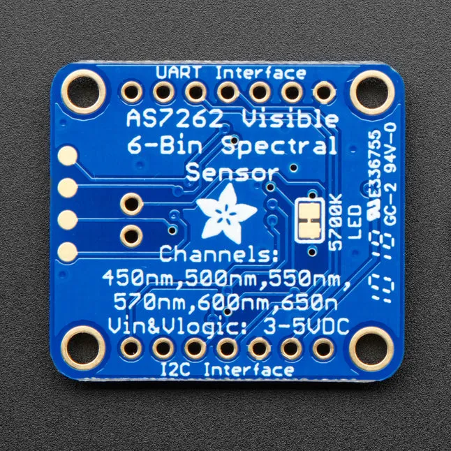Adafruit AS7262 6-Channel Visible Light / Color Sensor Breakout