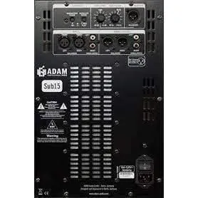ADAM Audio Sub15 15.5" Powered Studio Subwoofer (Each) 15 in.
