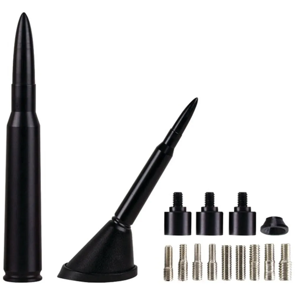 AmmoTenna 30FB 4.25 Billet Aluminum .30 Cal Replica Antenna Mast (Flat Black)