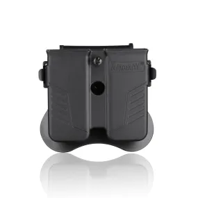 Amomax AM-MPU Universal Double Pistol Magazine Pouch (Black / FDE / OD Green)