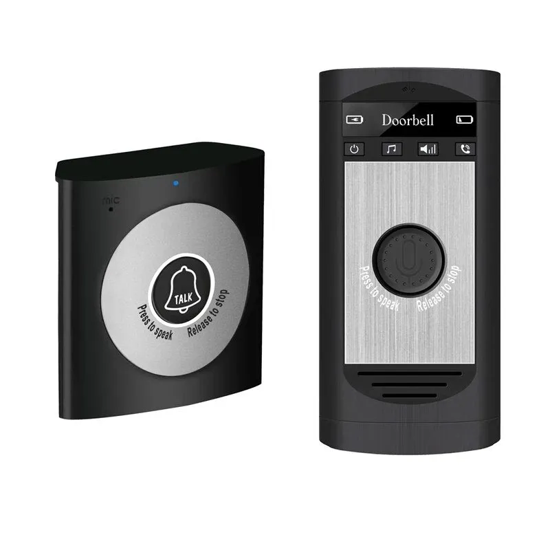 Anjielosmart 2.4G Wireless Intercom Doorbell Home Mobile Wireless Voice Doorbell