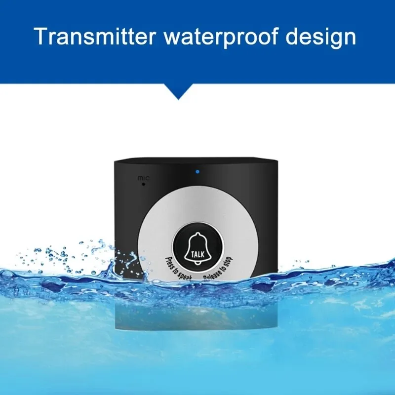 Anjielosmart 2.4G Wireless Intercom Doorbell Home Mobile Wireless Voice Doorbell