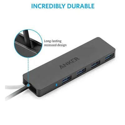 Anker 4-Port USB 3.0 Ultra Slim Data Hub