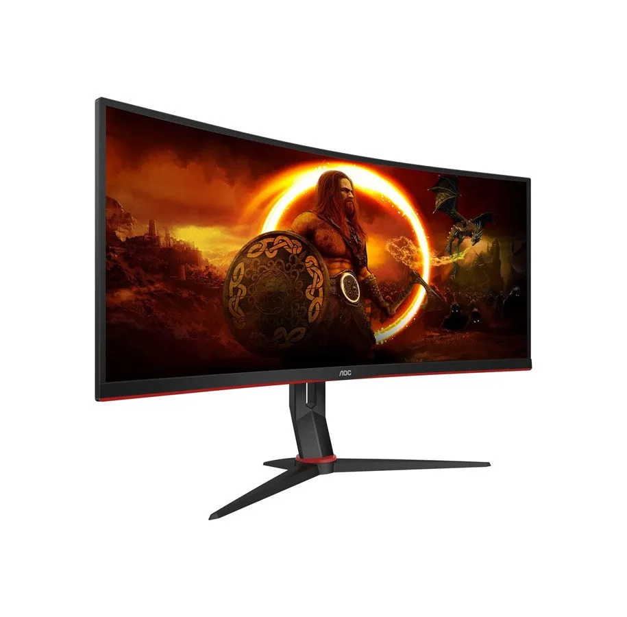 AOC 34" CU34G2X/BK Ultrawide Curved Gaming Monitor