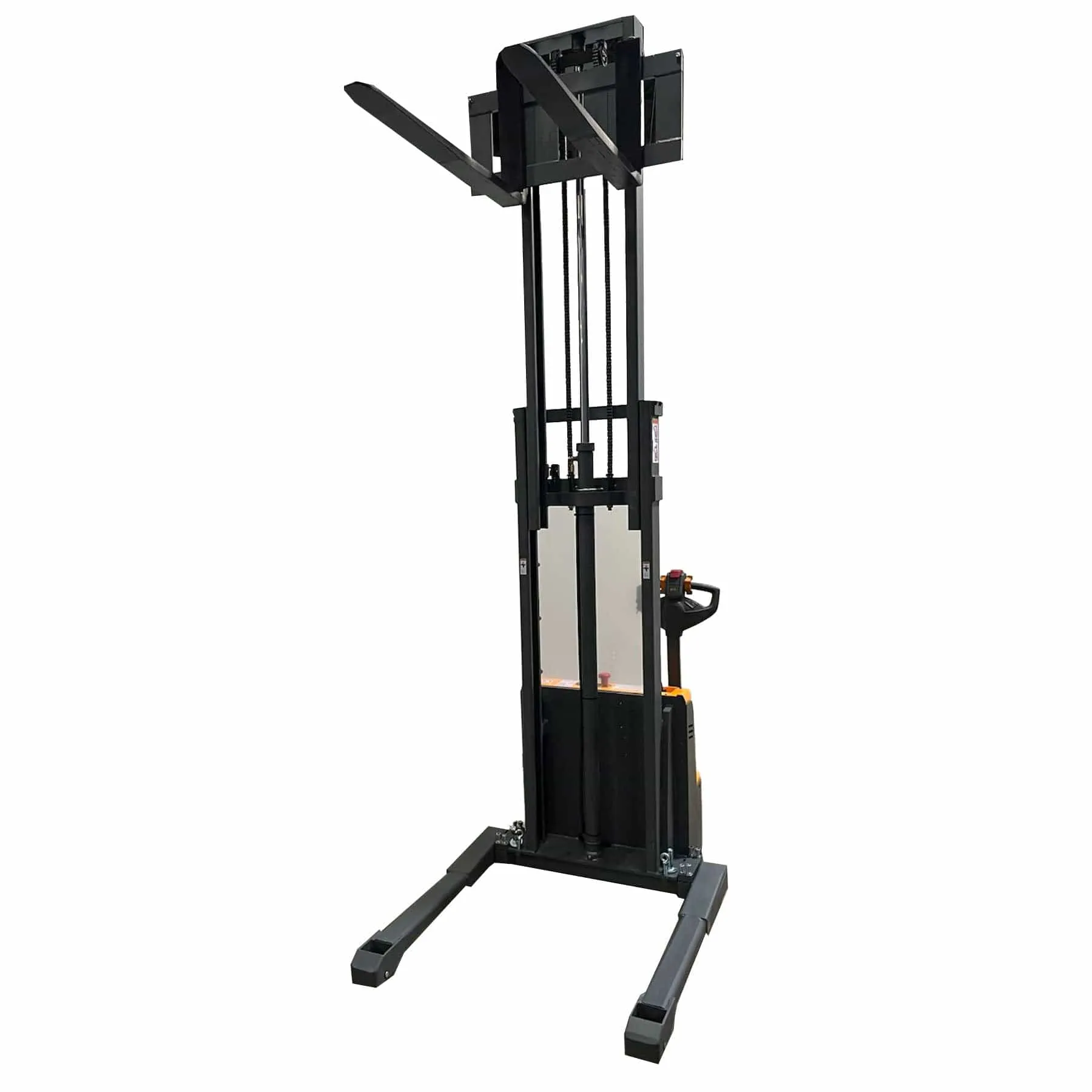 Apollolift Forklift Lithium Battery Full Electric Walkie Stacker 2640lbs Cap. Straddle Legs. 118" lifting A-3035