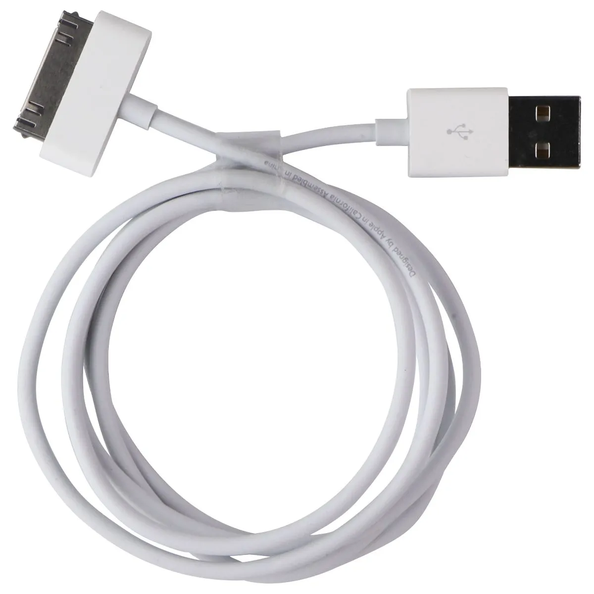 Apple (3.3-Ft) 30-Pin to USB Charge & Sync Cable for Older Gen iPod/iPad/iPhone