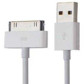 Apple (3.3-Ft) 30-Pin to USB Charge & Sync Cable for Older Gen iPod/iPad/iPhone