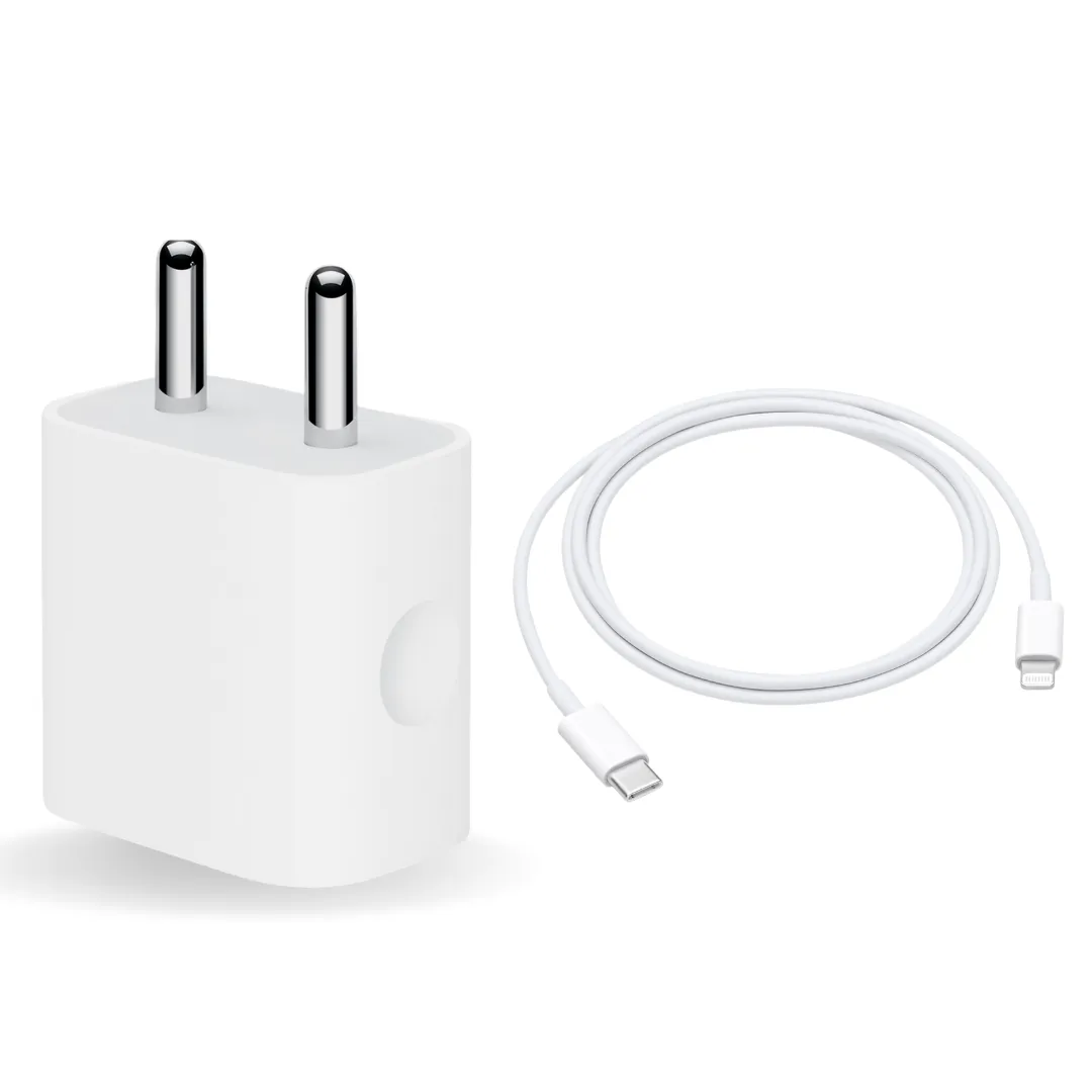 Apple iPhone 14 Pro Max 20W USB‑C Power Adapter With USB-C to Lightning Charge Cable