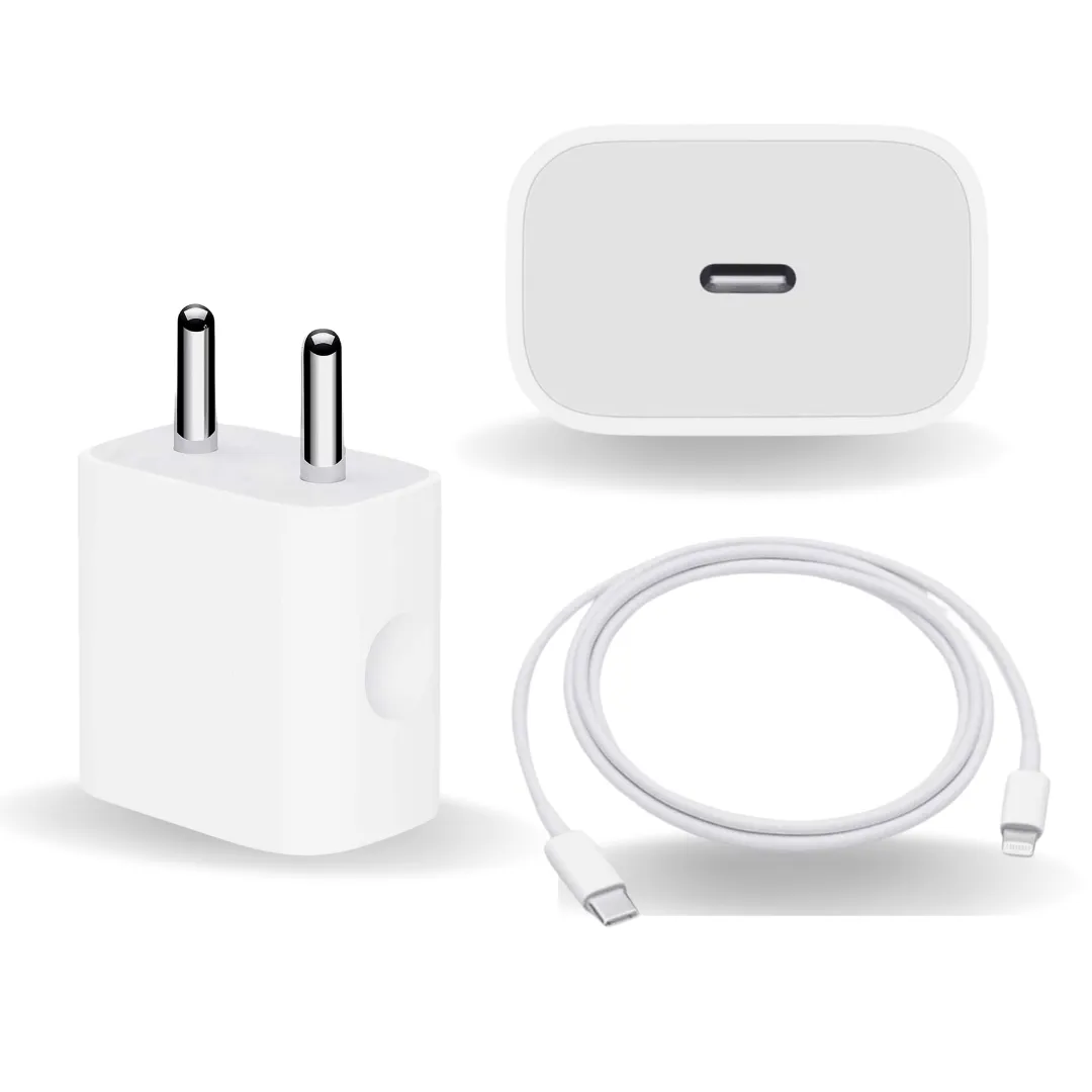 Apple iPhone 14 Pro Max 20W USB‑C Power Adapter With USB-C to Lightning Charge Cable