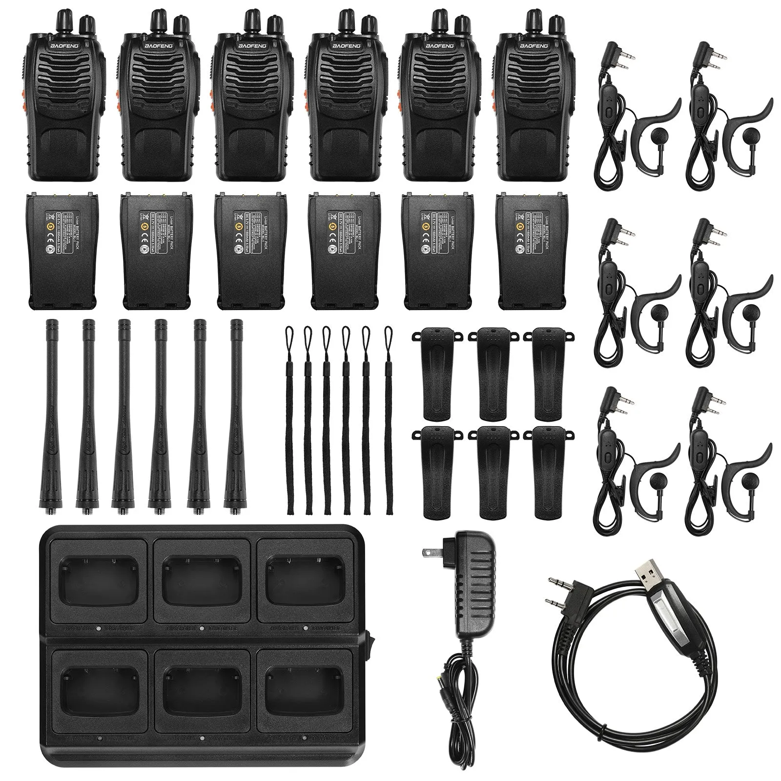 Baofeng BF-888S [6 Packs] [OPEN BOX]