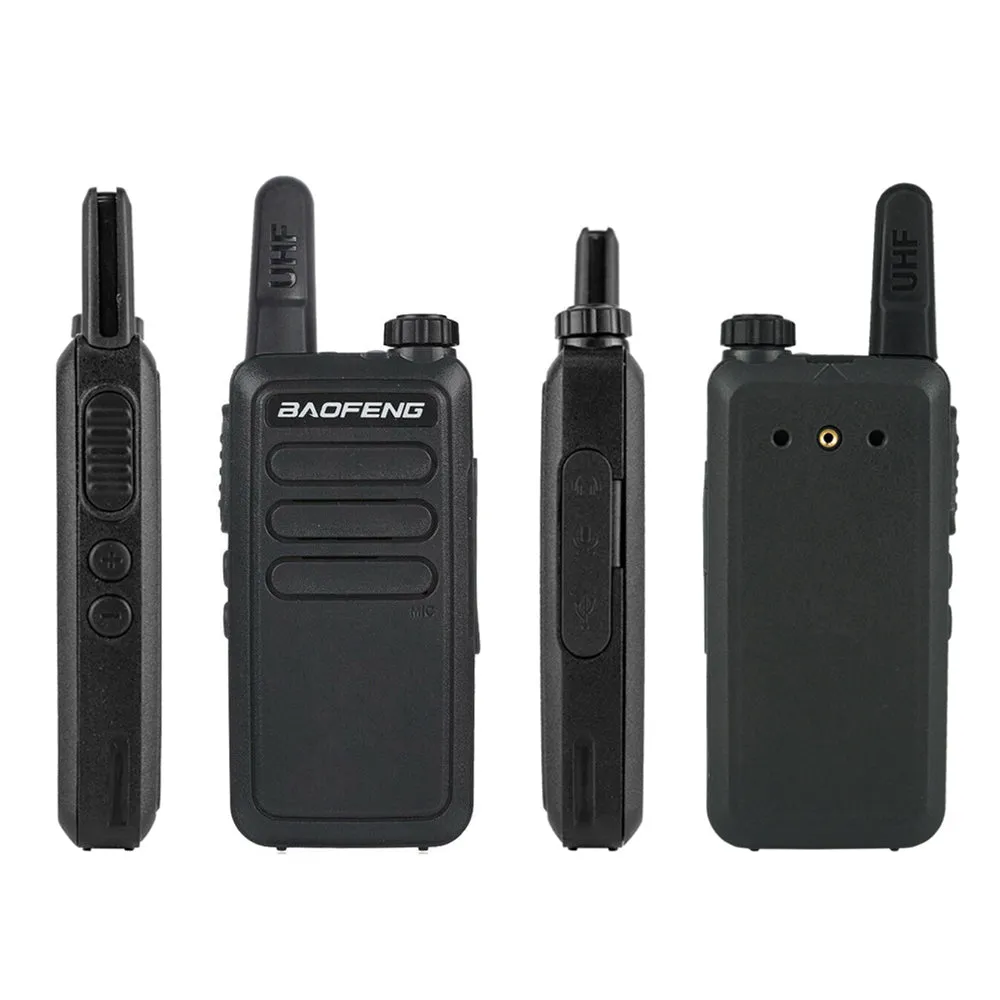 BaoFeng BF-R5 (Set of 5/6/7/8/9/10) Walkie-Talkie UHF Transceiver 5W Two-Way Radio with 16 Storage Channels, 430-440MHz Frequency Range, 5km Max. Talking Range, Clear Voice Output, 1500mAh Battery Capacity, IP45 Waterproof