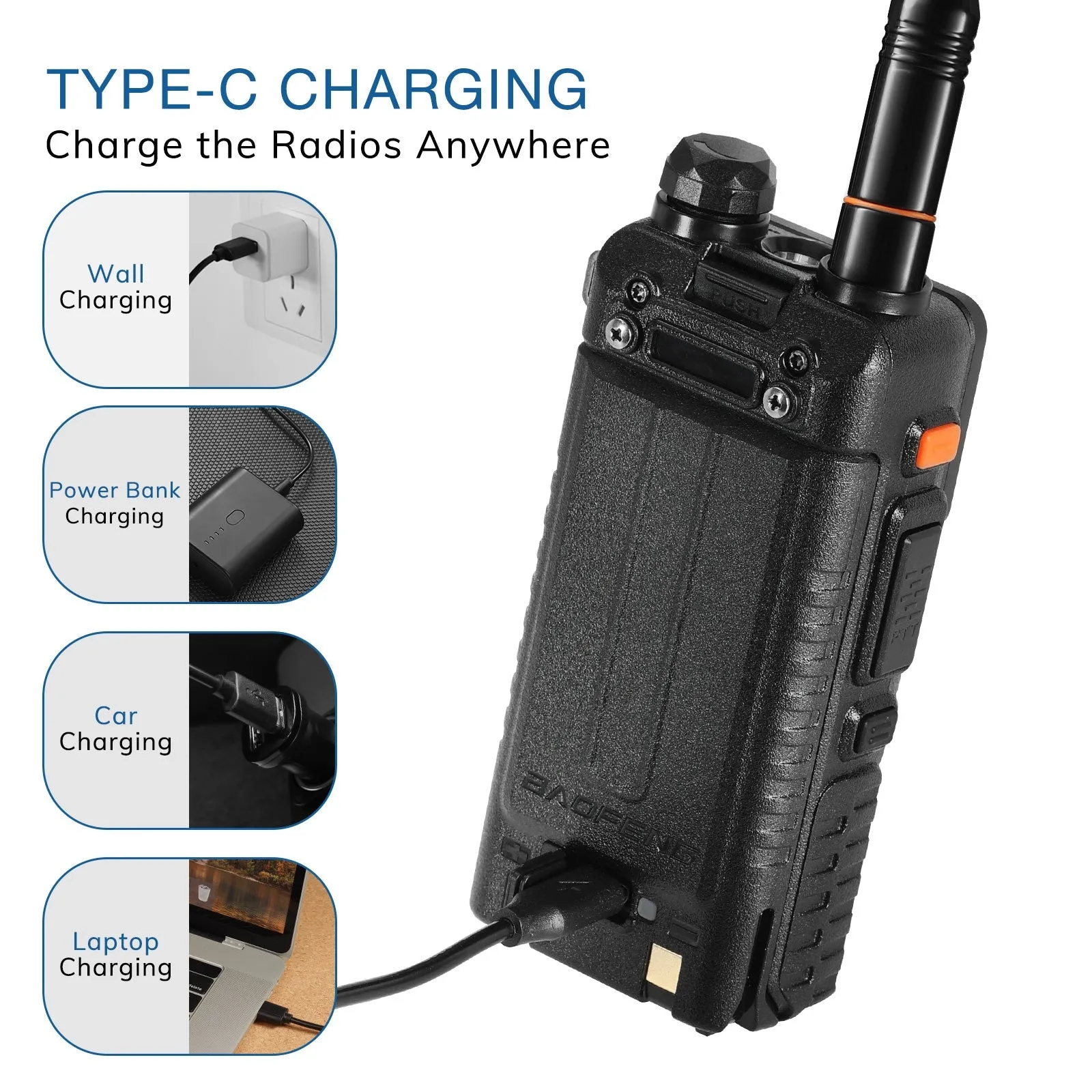 Baofeng UV-5G Plus GMRS Radio [OPEN BOX]